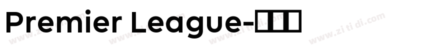 Premier League字体转换